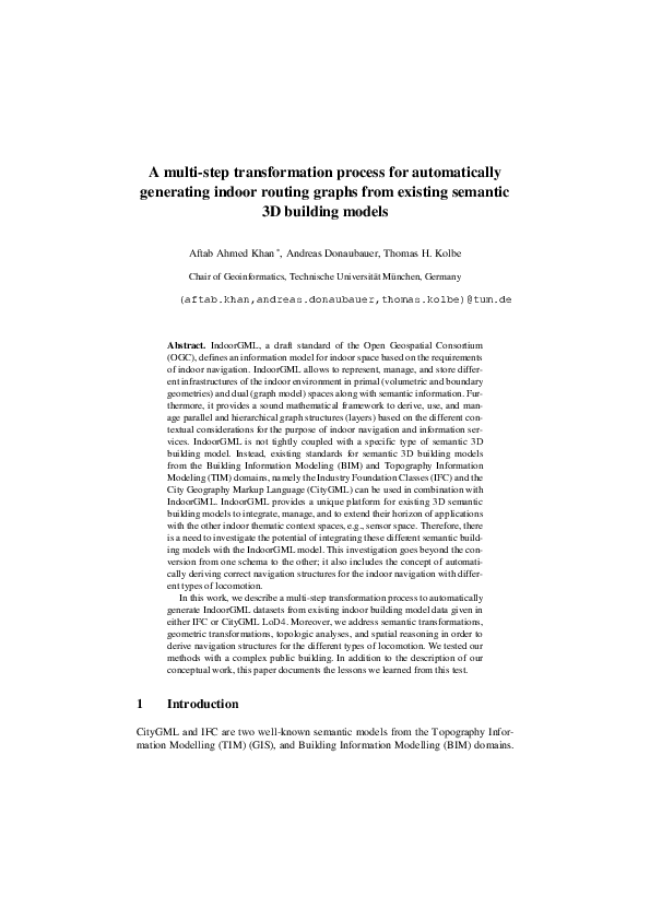 (PDF) A multi-step transformation process for automatically generating ...