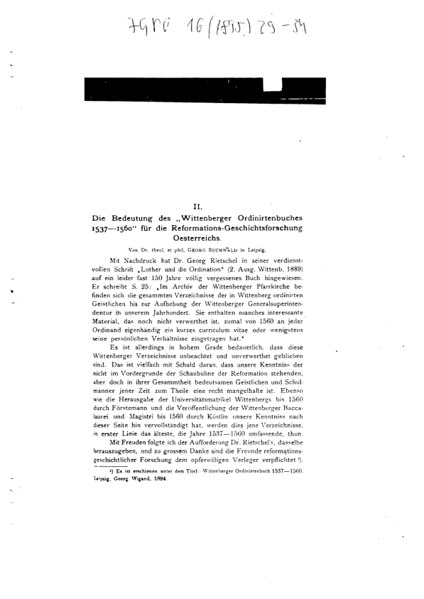 PDF) Buchwald, Georg: Beiträge zur Kenntnis der