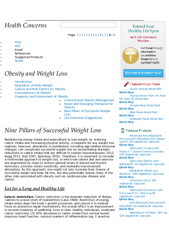 (DOC) Obesity and Weight Loss