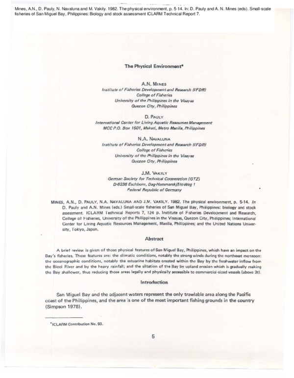 (PDF) The Physical Environment