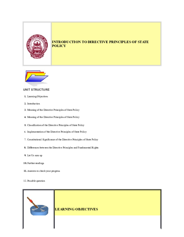 Case study on directive principles picture