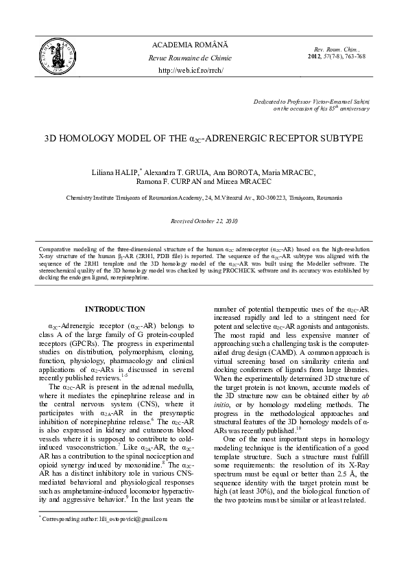 Homology modelling for protein structure prediction picture