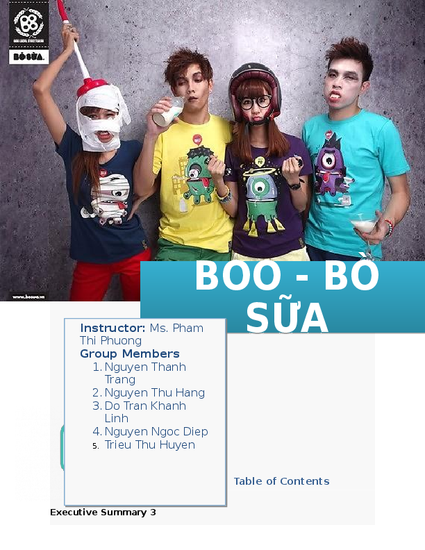 First page of “BOO Bo Sữa”