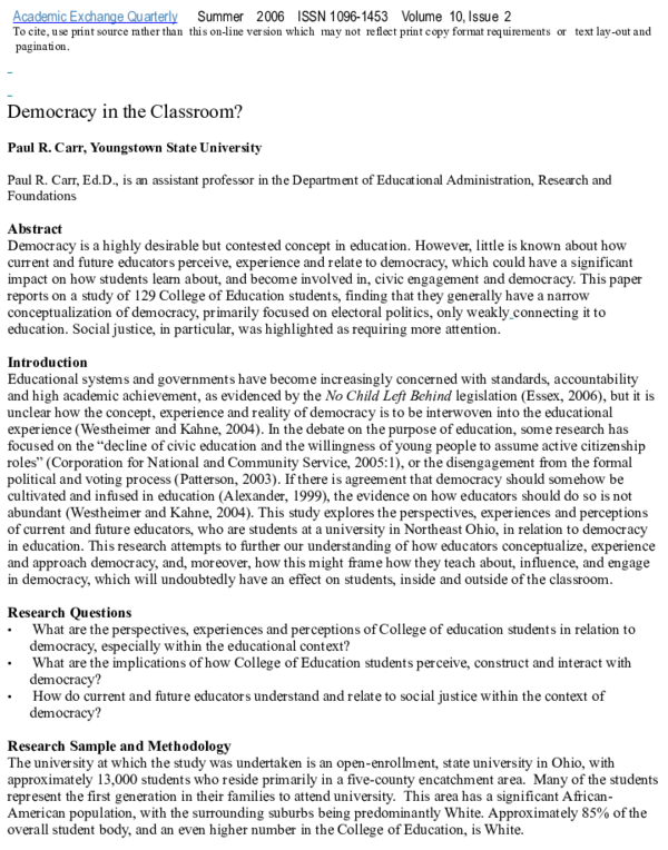 Classroom management image