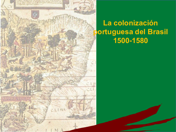 (PPT) La colonizacion portuguesa del Brasil 1500 1580