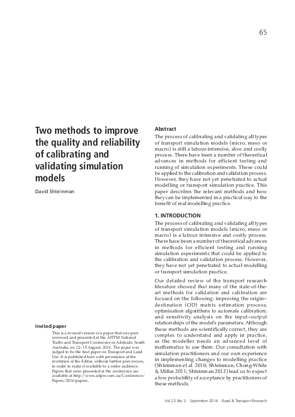 (PDF) Two methods to improve the quality and reliability of calibrating ...