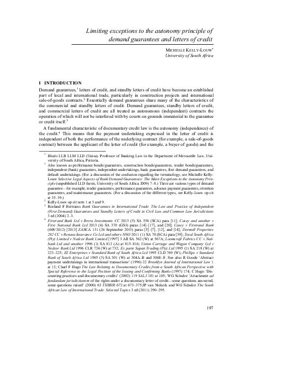Pdf Limiting Exceptions To The Autonomy Principle Of Demand