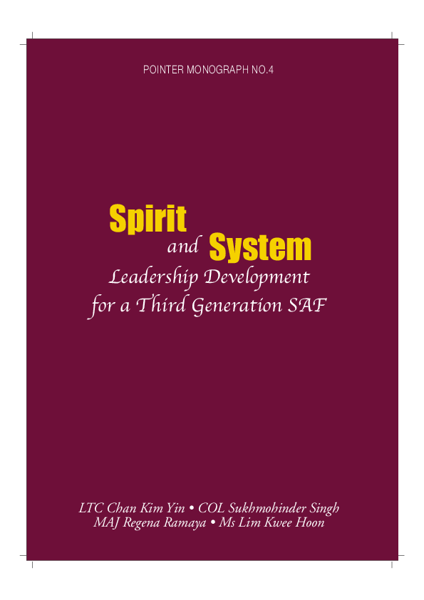(PDF) Spirit and System: Leadership Development for a Third Generation SAF
