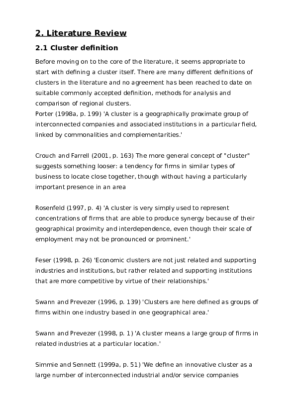 Literature review clustering 06 picture