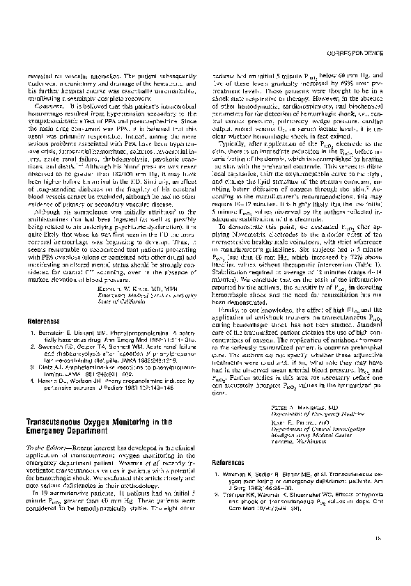 Transcutaneous monitoring essay picture
