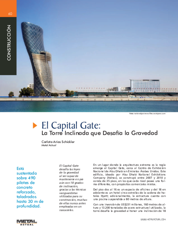 (PDF) El Capital Gate Santhy Villarreal Academia.edu