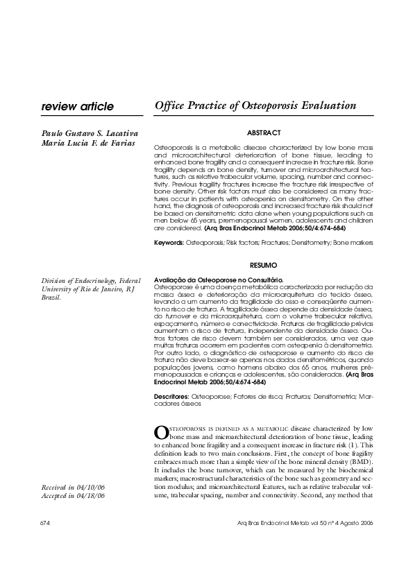 Osteoporosis research paper image