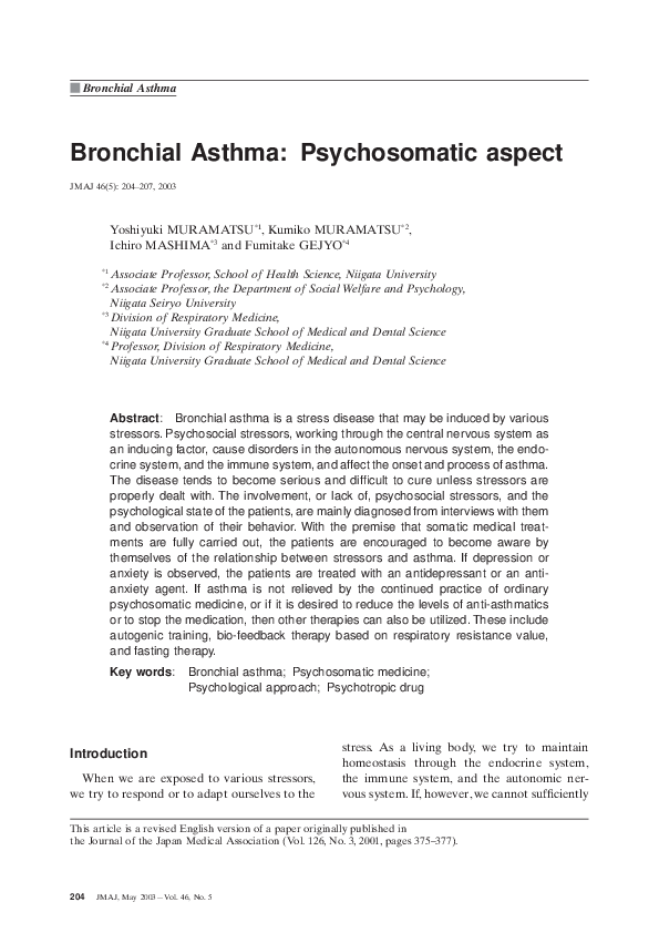 (PDF) Bronchial Asthma Psychosomatic aspect Wayan Suartha Academia.edu