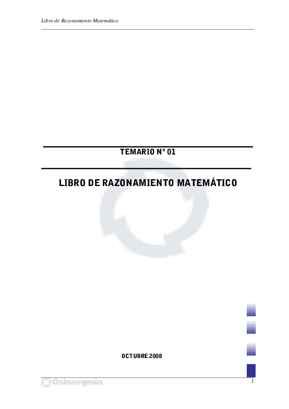 (PDF) Libro de Razonamiento Matemático TEMARIO Nº 01