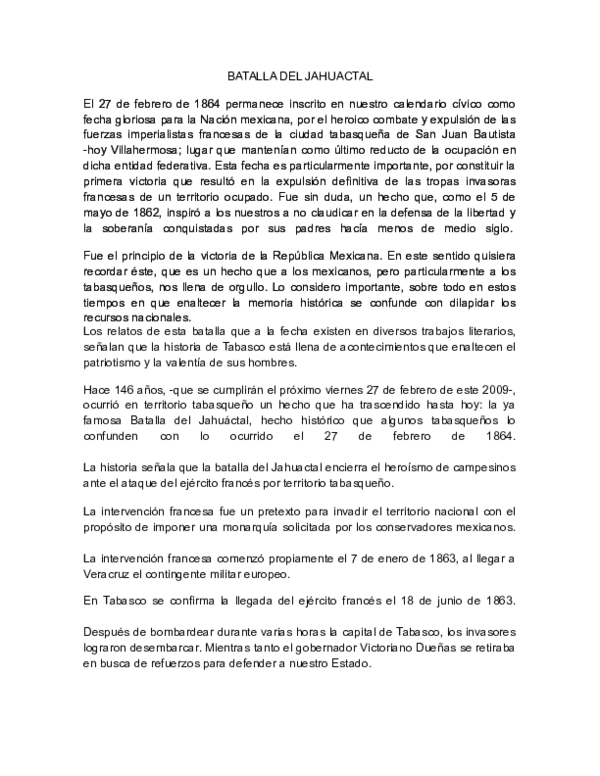 (DOC) BATALLA DEL JAHUACTAL Crystian Vazquez Academia.edu (DOC) BATALLA DEL JAHUACTAL Crystian Vazquez Academia.edu