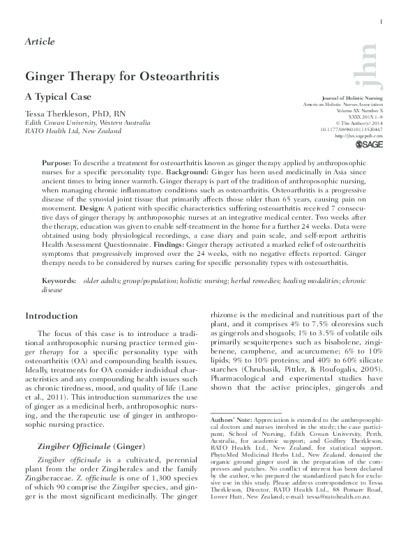 Case study for knee osteoarthritis picture