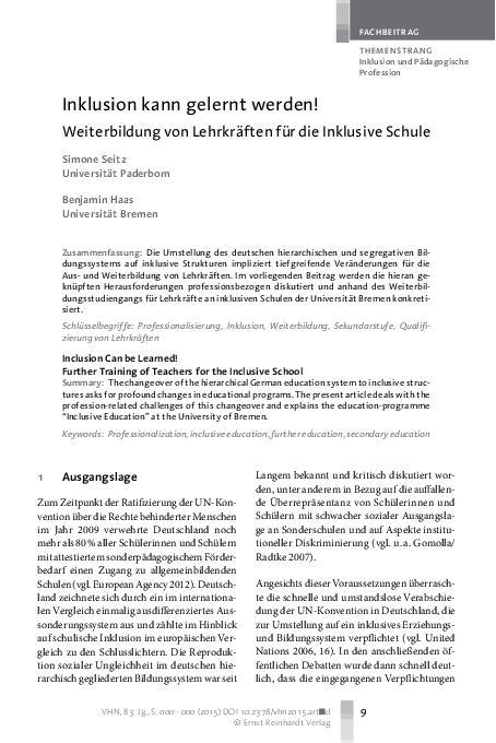 Essay inklusion schule 08 picture