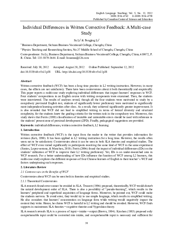 Types of individual differences picture