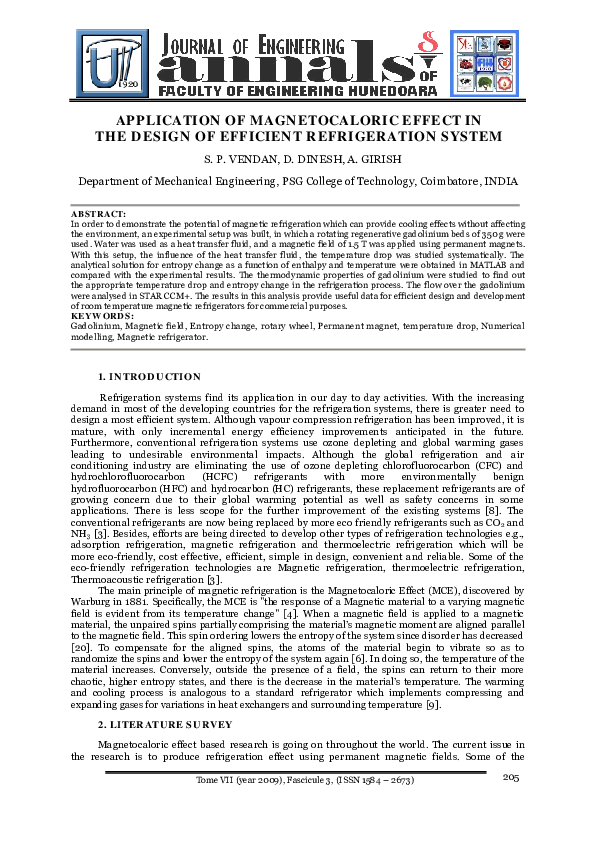 (PDF) APPLICATION OF EFFECT IN. THE DESIGN OF EFFICIENT
