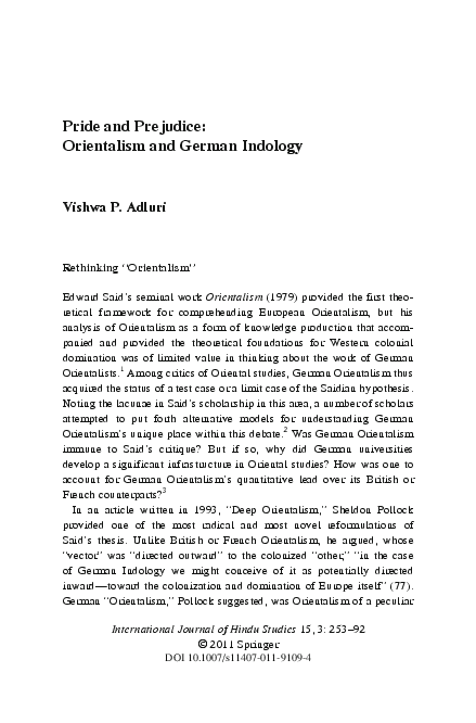 Edward said, orientalism main arguments image