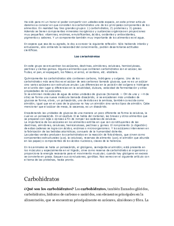 en cuanto tiempo los carbohidratos se convierten en grasa