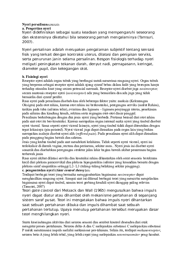 Doc Nyeri Persalinan 4 Udyani Agustina Academia Edu