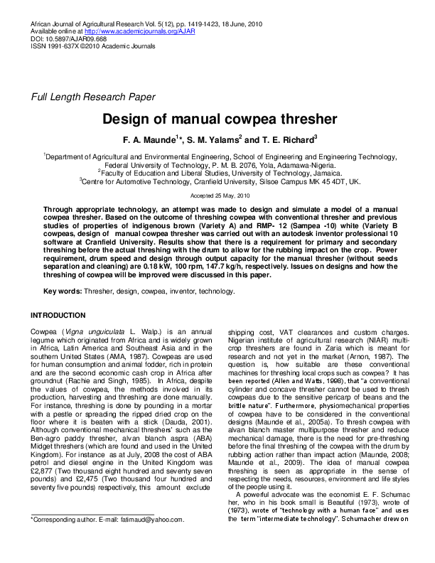 Cowpea production pdf picture