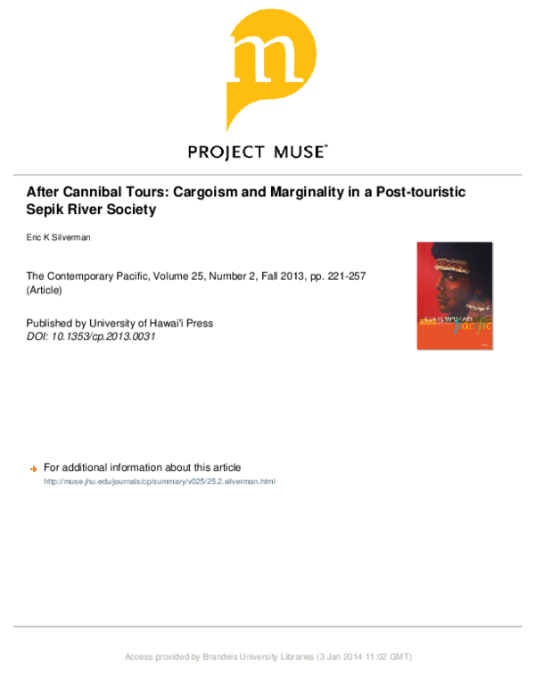 Cannibal tours quizlet picture