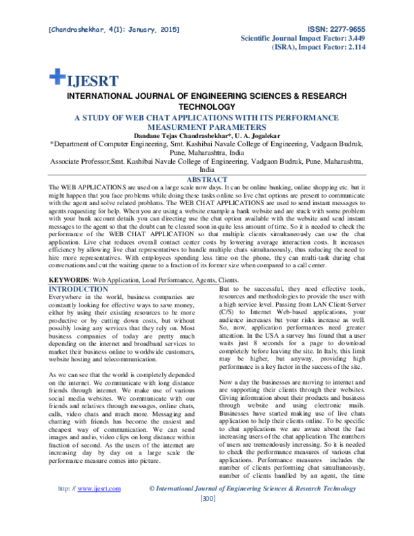  pdf a study of web chat applications with its performance measurment