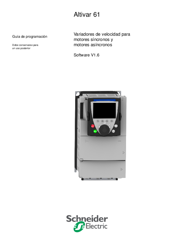 Terminale Grafico ATV71/ATV61 - Display Per Inverter Schneider Electric - Colore Bianco - Alta Qualit&agrave;