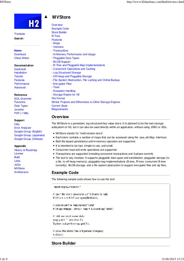 PDF) MVStore | Ricardo Alves - Academia.edu