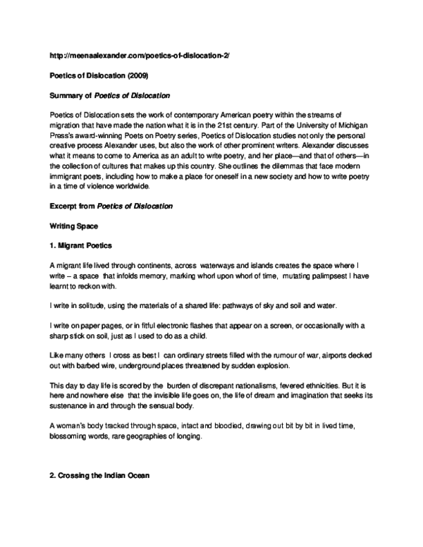 Essay on dislocation image