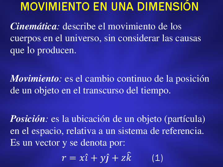 (PDF) MOVIMIENTO EN UNA DIMENSIÓN