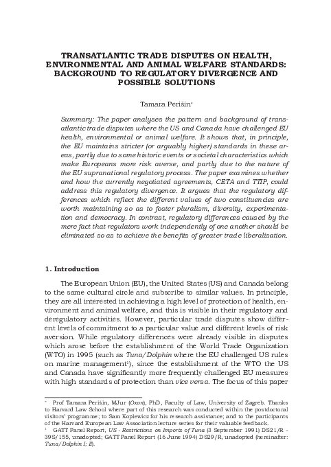 Trade disputes essay image