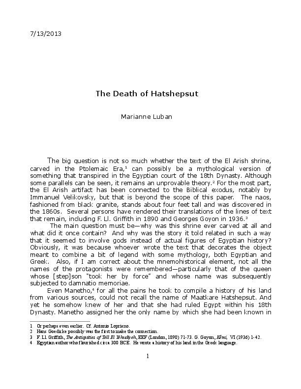 Hatshepsut thesis picture