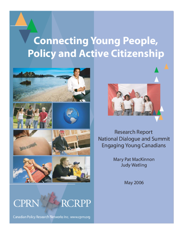 (PDF) Connecting Young People Policy and Active Citizenship