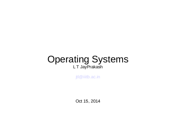 (PDF) Introduction to the operating systems-ppt