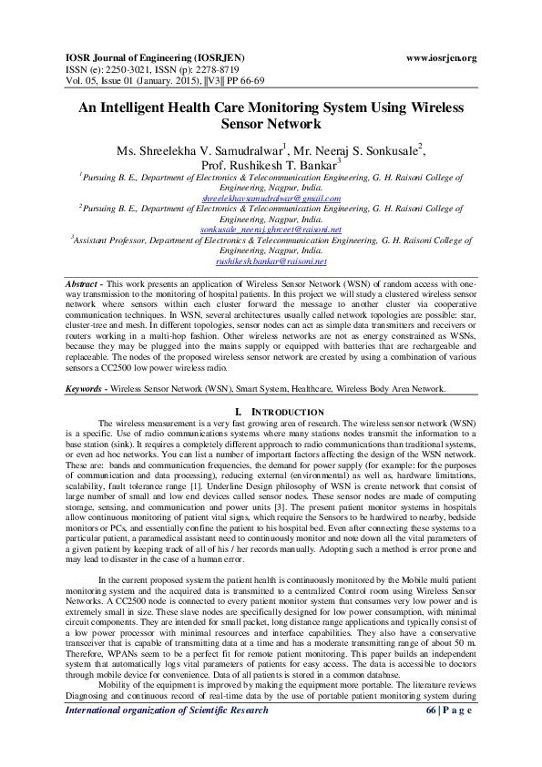 Pdf Iosr Journal Of Engineering Iosr Jen J05136669