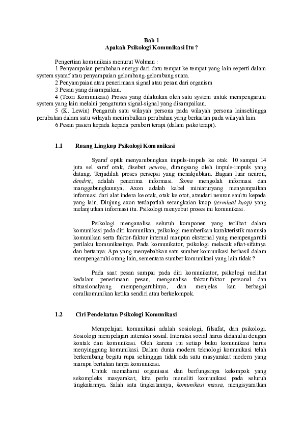 Essay psikologi komunikasi picture