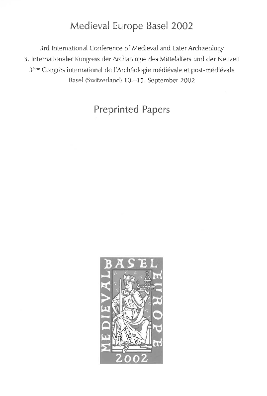 (PDF) Archäologie des Mittelalters im Umland von Basel. In Guido