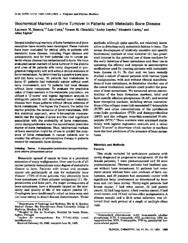 Old age bone disease picture