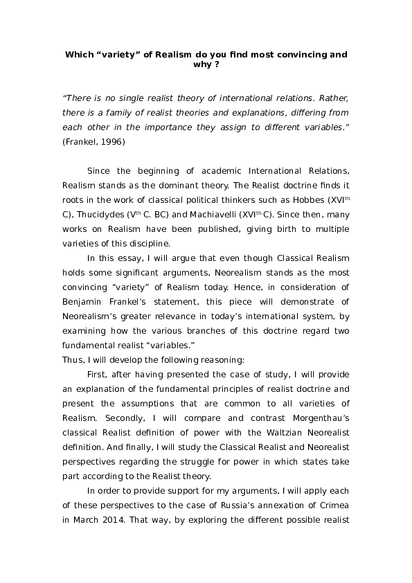 Classical realism hans morgenthau pdf picture