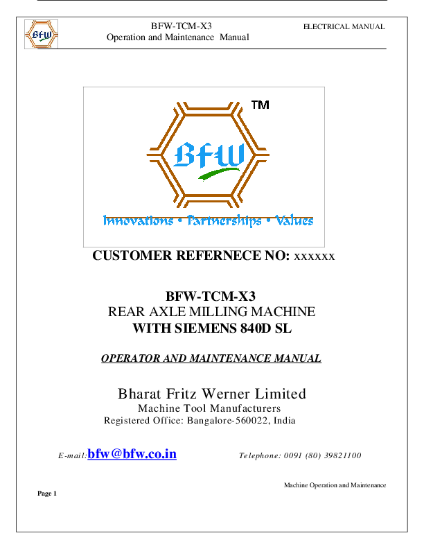 (PDF) BFWTCMX3 CUSTOMER REFERNECE NO xxxxxx BFWTCMX3 REAR AXLE