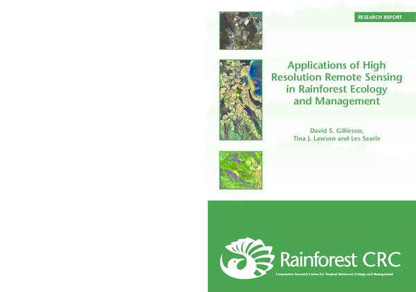 (PDF) Applications of High Resolution Remote Sensing in Rainforest ...