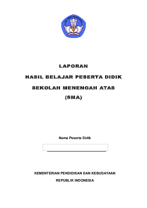 MODEL RAPOR SMA final Bellezza | Yanti Djafar - Academia.edu