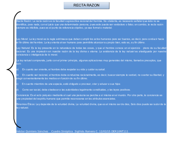 (DOC) Recta Razón