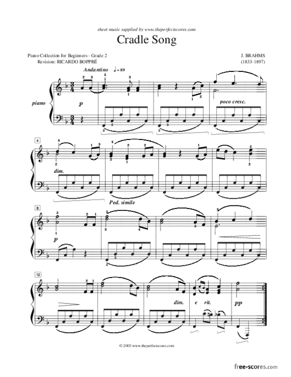(PDF) brahms johannes cradle song 9302 Kristova Waruwu Academia.edu