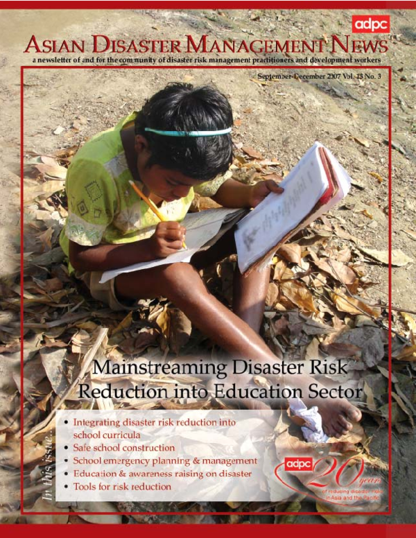 (PDF) Mainstreaming disaster risk reduction (DRR) into education sector ...