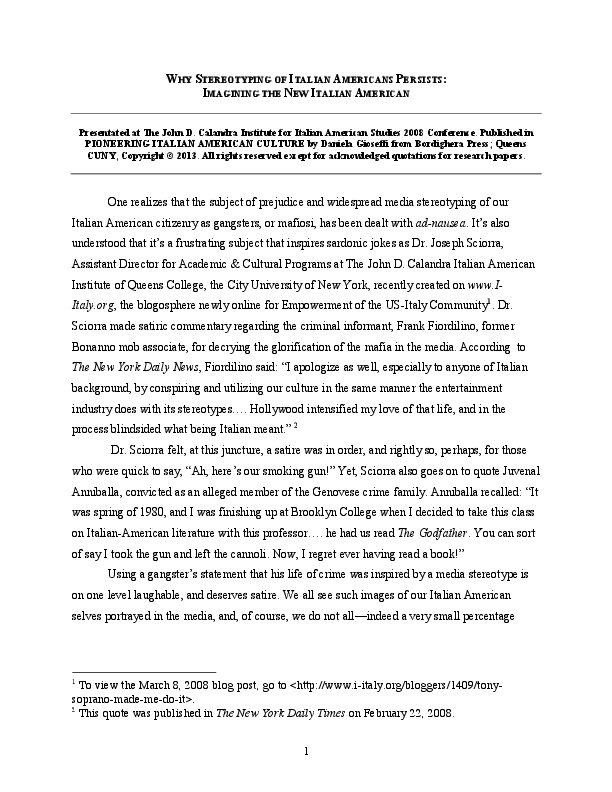 Italian stereotypes essay 06 image