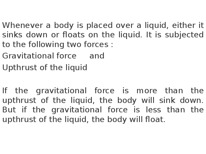 Ppt Buoyancy Flotation In Fluid Mechanics By Tanaz Islam